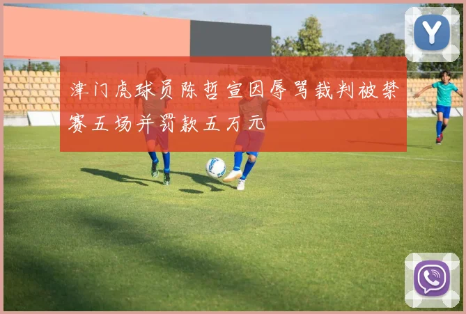 津门虎球员陈哲宣因辱骂裁判被禁赛五场并罚款五万元